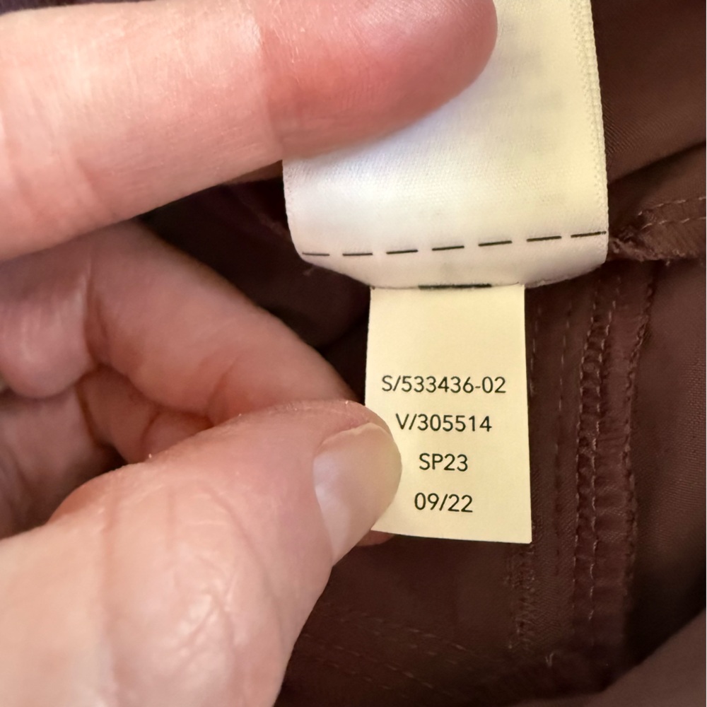 Athleta Brooklyn Heights High Rise Pleated Wide Leg Pant in Damask Mauve - Picture 13 of 13